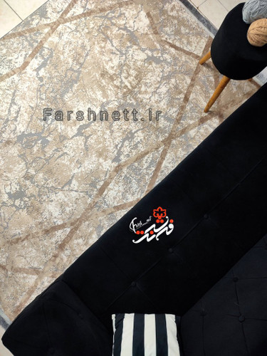 فرش ماشینی لوتوس طرح ۹۵۰۸ بژ